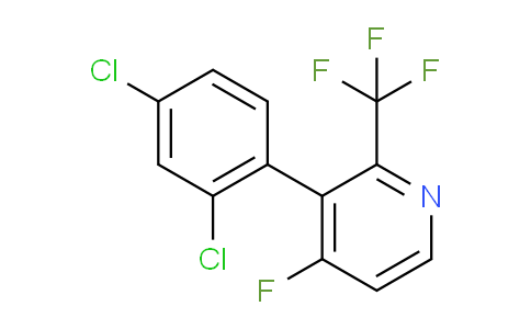 3-(2,4-Dichlorophenyl)-4-fluoro-2-(trifluoromethyl)pyridine