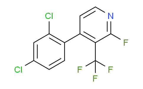 4-(2,4-Dichlorophenyl)-2-fluoro-3-(trifluoromethyl)pyridine