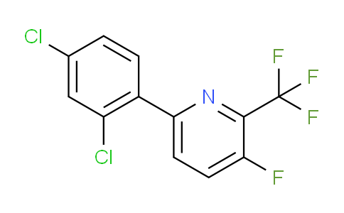 6-(2,4-Dichlorophenyl)-3-fluoro-2-(trifluoromethyl)pyridine