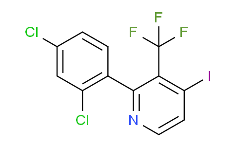 2-(2,4-Dichlorophenyl)-4-iodo-3-(trifluoromethyl)pyridine
