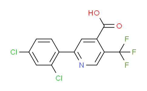 2-(2,4-Dichlorophenyl)-5-(trifluoromethyl)isonicotinic acid