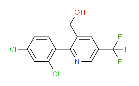 2-(2,4-Dichlorophenyl)-5-(trifluoromethyl)pyridine-3-methanol