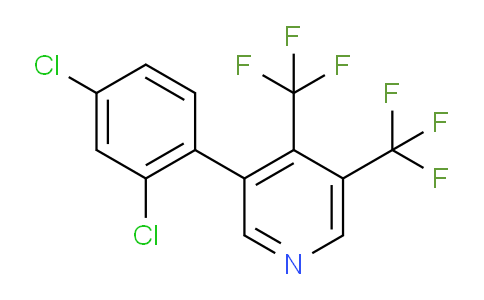 4,5-Bis(trifluoromethyl)-3-(2,4-dichlorophenyl)pyridine