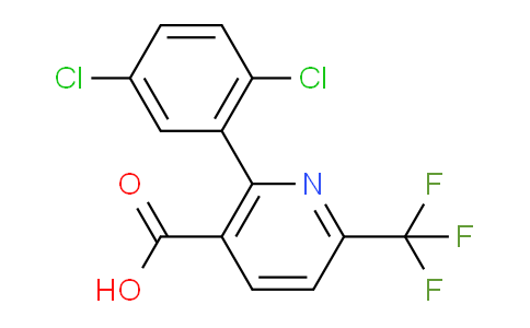 2-(2,5-Dichlorophenyl)-6-(trifluoromethyl)nicotinic acid