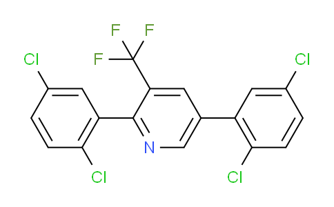 2,5-Bis(2,5-dichlorophenyl)-3-(trifluoromethyl)pyridine