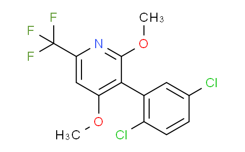 3-(2,5-Dichlorophenyl)-2,4-dimethoxy-6-(trifluoromethyl)pyridine