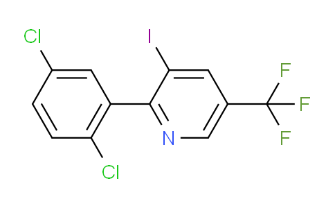 2-(2,5-Dichlorophenyl)-3-iodo-5-(trifluoromethyl)pyridine