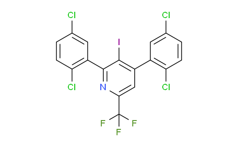 2,4-Bis(2,5-dichlorophenyl)-3-iodo-6-(trifluoromethyl)pyridine