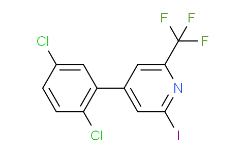 4-(2,5-Dichlorophenyl)-2-iodo-6-(trifluoromethyl)pyridine