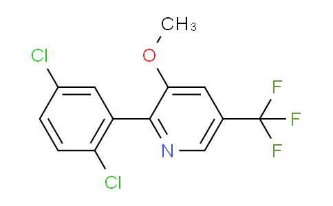 2-(2,5-Dichlorophenyl)-3-methoxy-5-(trifluoromethyl)pyridine