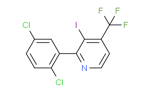 2-(2,5-Dichlorophenyl)-3-iodo-4-(trifluoromethyl)pyridine