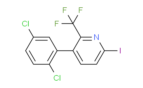 3-(2,5-Dichlorophenyl)-6-iodo-2-(trifluoromethyl)pyridine