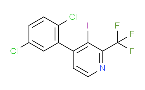 4-(2,5-Dichlorophenyl)-3-iodo-2-(trifluoromethyl)pyridine