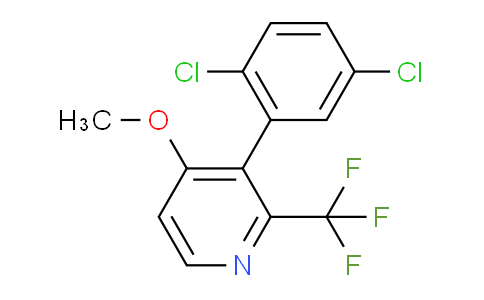 3-(2,5-Dichlorophenyl)-4-methoxy-2-(trifluoromethyl)pyridine