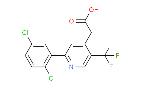 AM66752 | 1361683-60-4 | 2-(2,5-Dichlorophenyl)-5-(trifluoromethyl)pyridine-4-acetic acid