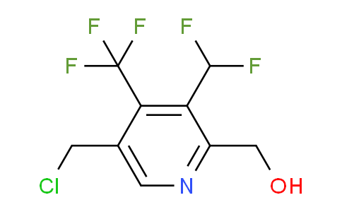 5-(Chloromethyl)-3-(difluoromethyl)-4-(trifluoromethyl)pyridine-2-methanol
