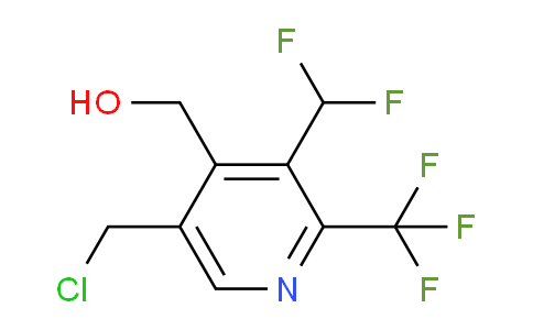 5-(Chloromethyl)-3-(difluoromethyl)-2-(trifluoromethyl)pyridine-4-methanol