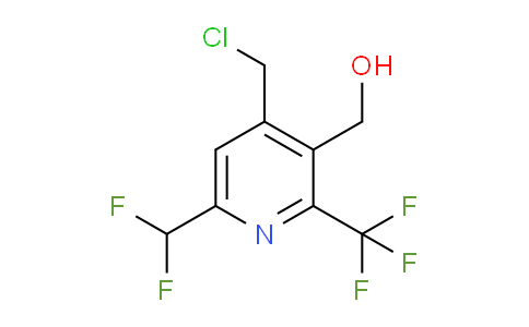 4-(Chloromethyl)-6-(difluoromethyl)-2-(trifluoromethyl)pyridine-3-methanol