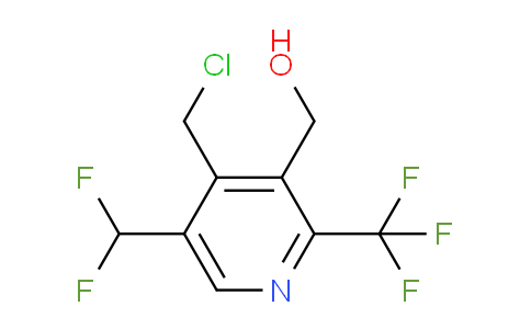 4-(Chloromethyl)-5-(difluoromethyl)-2-(trifluoromethyl)pyridine-3-methanol