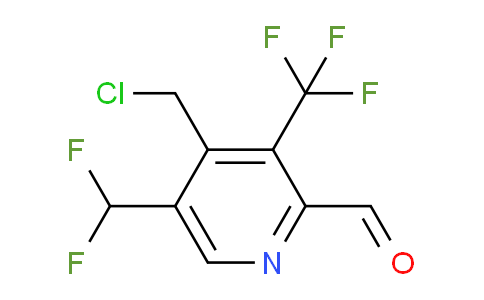 AM66823 | 1361805-97-1 | 4-(Chloromethyl)-5-(difluoromethyl)-3-(trifluoromethyl)pyridine-2-carboxaldehyde