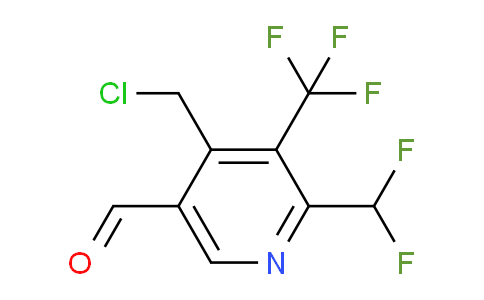 AM66824 | 1361767-38-5 | 4-(Chloromethyl)-2-(difluoromethyl)-3-(trifluoromethyl)pyridine-5-carboxaldehyde