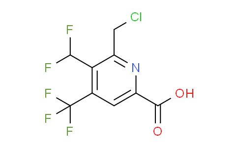 AM66831 | 1361692-02-5 | 2-(Chloromethyl)-3-(difluoromethyl)-4-(trifluoromethyl)pyridine-6-carboxylic acid