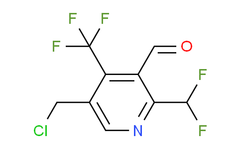 5-(Chloromethyl)-2-(difluoromethyl)-4-(trifluoromethyl)pyridine-3-carboxaldehyde