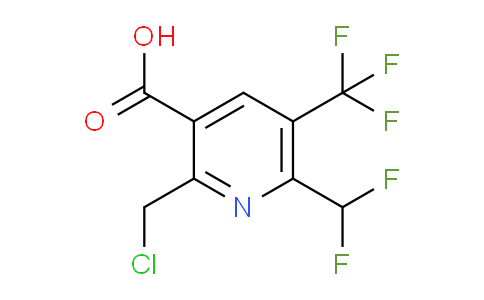 2-(Chloromethyl)-6-(difluoromethyl)-5-(trifluoromethyl)pyridine-3-carboxylic acid