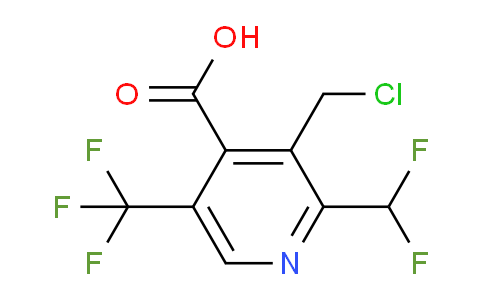 AM66844 | 1361692-14-9 | 3-(Chloromethyl)-2-(difluoromethyl)-5-(trifluoromethyl)pyridine-4-carboxylic acid