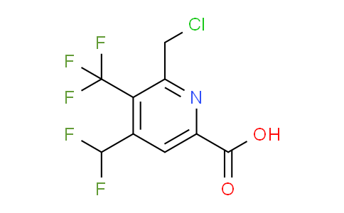 AM66848 | 1361767-62-5 | 2-(Chloromethyl)-4-(difluoromethyl)-3-(trifluoromethyl)pyridine-6-carboxylic acid