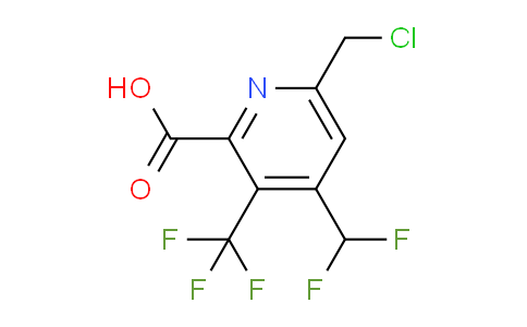 AM66850 | 1361490-67-6 | 6-(Chloromethyl)-4-(difluoromethyl)-3-(trifluoromethyl)pyridine-2-carboxylic acid