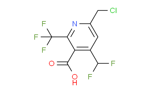 AM66851 | 1361839-77-1 | 6-(Chloromethyl)-4-(difluoromethyl)-2-(trifluoromethyl)pyridine-3-carboxylic acid