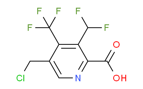 AM66852 | 1361806-18-9 | 5-(Chloromethyl)-3-(difluoromethyl)-4-(trifluoromethyl)pyridine-2-carboxylic acid