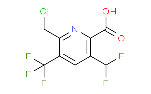 AM66853 | 1361692-07-0 | 2-(Chloromethyl)-5-(difluoromethyl)-3-(trifluoromethyl)pyridine-6-carboxylic acid