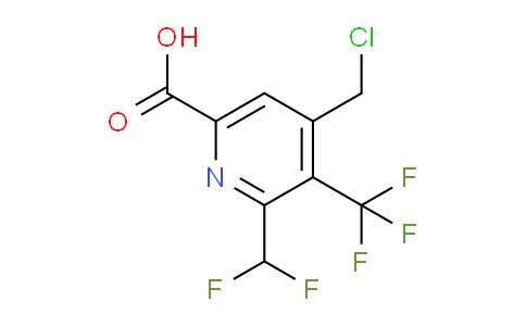 AM66855 | 1361913-08-7 | 4-(Chloromethyl)-2-(difluoromethyl)-3-(trifluoromethyl)pyridine-6-carboxylic acid