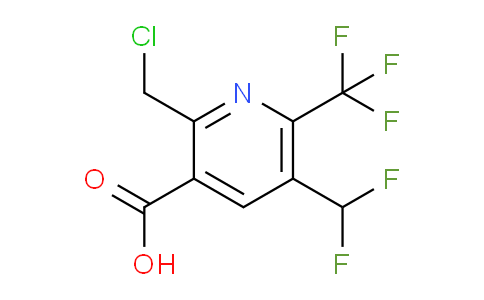 AM66856 | 1361820-83-8 | 2-(Chloromethyl)-5-(difluoromethyl)-6-(trifluoromethyl)pyridine-3-carboxylic acid