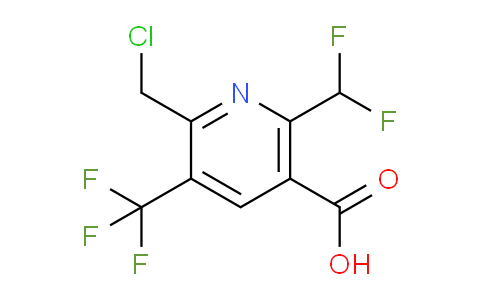 AM66857 | 1361912-91-5 | 2-(Chloromethyl)-6-(difluoromethyl)-3-(trifluoromethyl)pyridine-5-carboxylic acid