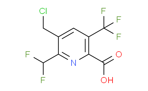 AM66861 | 1361692-19-4 | 3-(Chloromethyl)-2-(difluoromethyl)-5-(trifluoromethyl)pyridine-6-carboxylic acid
