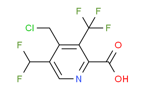 AM66863 | 1361746-84-0 | 4-(Chloromethyl)-5-(difluoromethyl)-3-(trifluoromethyl)pyridine-2-carboxylic acid