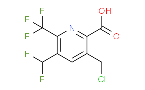AM66871 | 1361685-07-5 | 3-(Chloromethyl)-5-(difluoromethyl)-6-(trifluoromethyl)pyridine-2-carboxylic acid