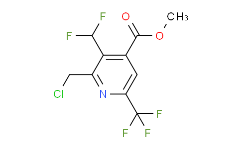 AM66873 | 1361821-03-5 | Methyl 2-(chloromethyl)-3-(difluoromethyl)-6-(trifluoromethyl)pyridine-4-carboxylate