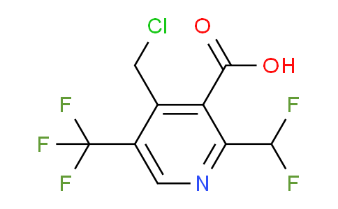 AM66874 | 1361865-49-7 | 4-(Chloromethyl)-2-(difluoromethyl)-5-(trifluoromethyl)pyridine-3-carboxylic acid