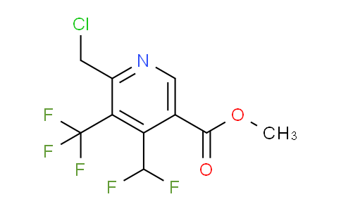 AM66875 | 1361685-29-1 | Methyl 2-(chloromethyl)-4-(difluoromethyl)-3-(trifluoromethyl)pyridine-5-carboxylate