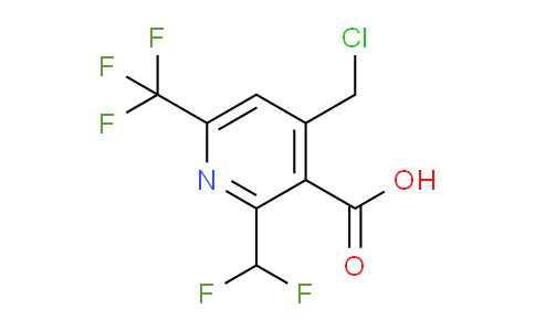 AM66876 | 1361797-64-9 | 4-(Chloromethyl)-2-(difluoromethyl)-6-(trifluoromethyl)pyridine-3-carboxylic acid