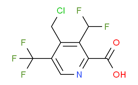 4-(Chloromethyl)-3-(difluoromethyl)-5-(trifluoromethyl)pyridine-2-carboxylic acid