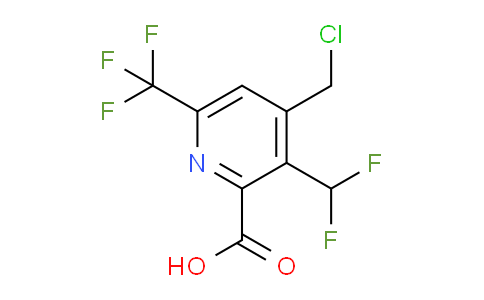 AM66880 | 1361806-27-0 | 4-(Chloromethyl)-3-(difluoromethyl)-6-(trifluoromethyl)pyridine-2-carboxylic acid