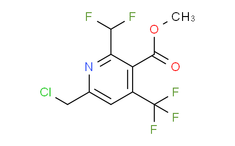 Methyl 6-(chloromethyl)-2-(difluoromethyl)-4-(trifluoromethyl)pyridine-3-carboxylate