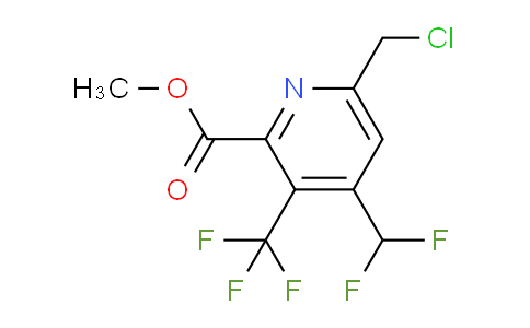 AM66895 | 1361865-75-9 | Methyl 6-(chloromethyl)-4-(difluoromethyl)-3-(trifluoromethyl)pyridine-2-carboxylate