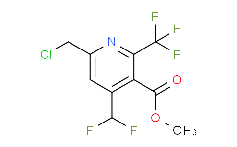 AM66896 | 1361797-82-1 | Methyl 6-(chloromethyl)-4-(difluoromethyl)-2-(trifluoromethyl)pyridine-3-carboxylate