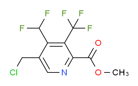 AM66897 | 1361806-70-3 | Methyl 5-(chloromethyl)-4-(difluoromethyl)-3-(trifluoromethyl)pyridine-2-carboxylate